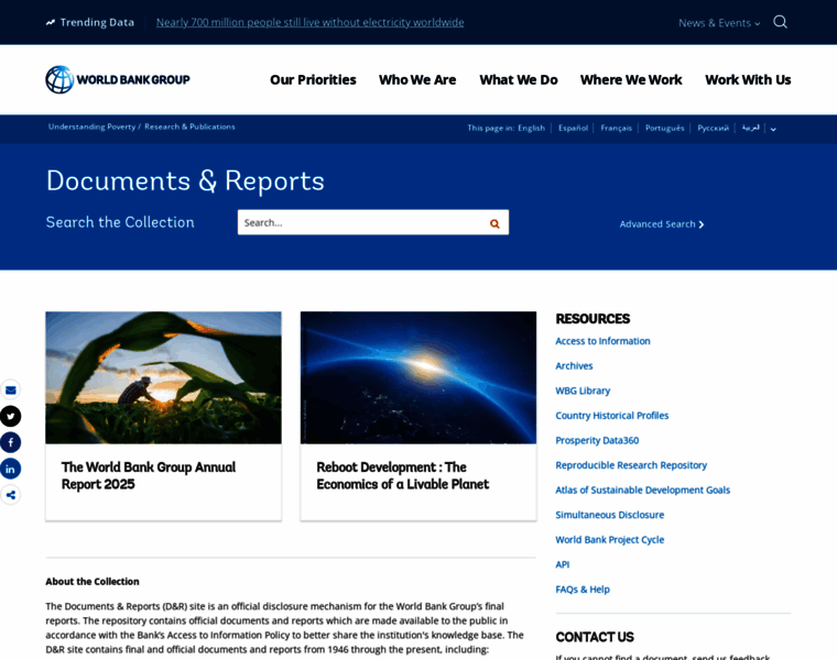 documents1.worldbank.org at WI. Documents & Reports - All Documents ...