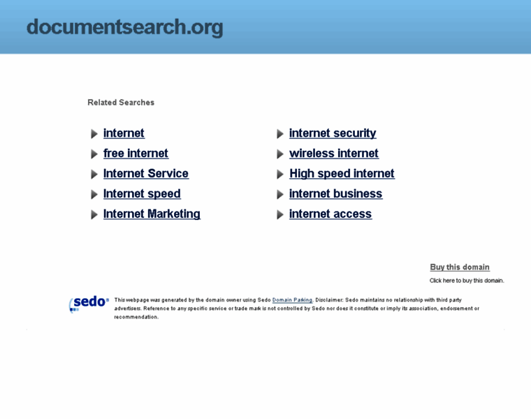 Documentsearch.org thumbnail