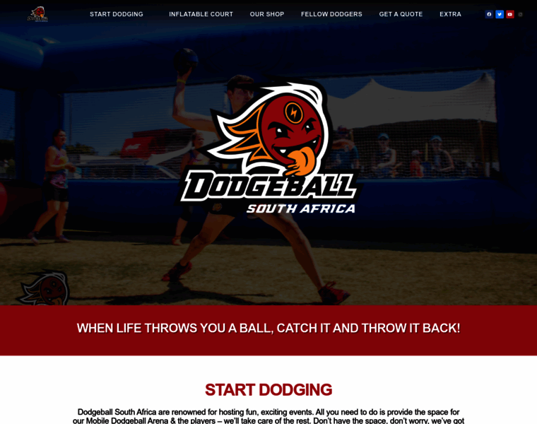 Dodgeballsa.com thumbnail