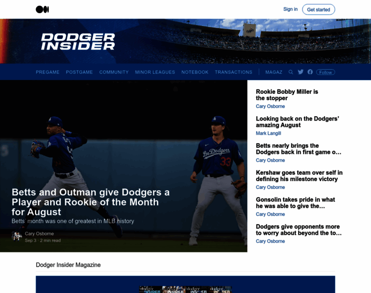 Dodgers.mlblogs.com thumbnail