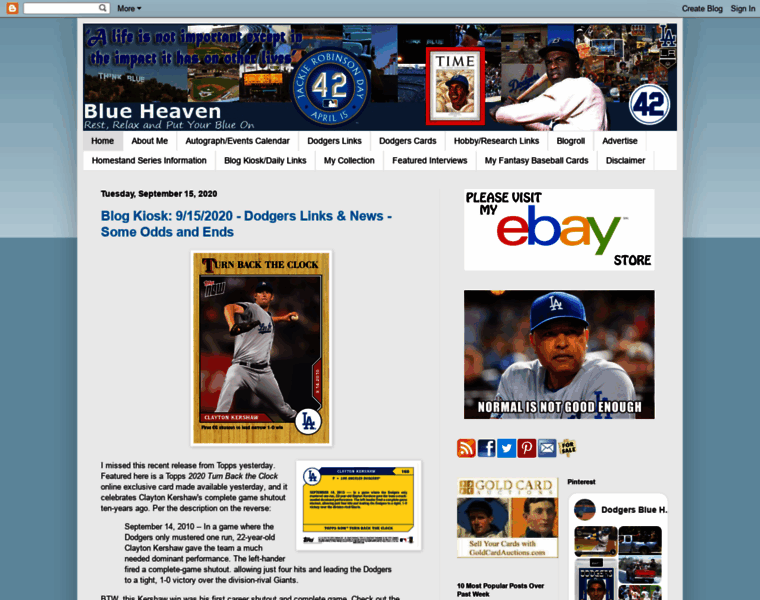 Dodgersblueheaven.com thumbnail
