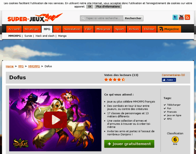 Dofus.browsergames.fr thumbnail