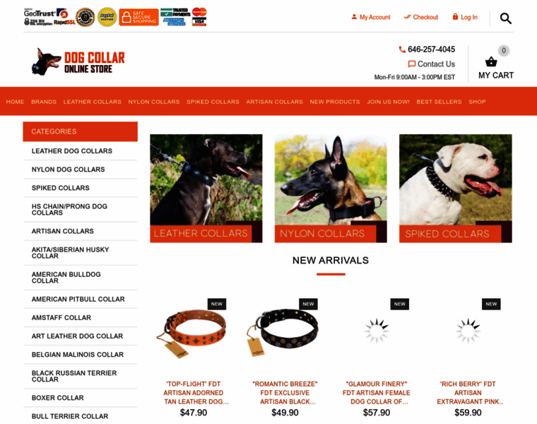 Dog-collar-store.com thumbnail