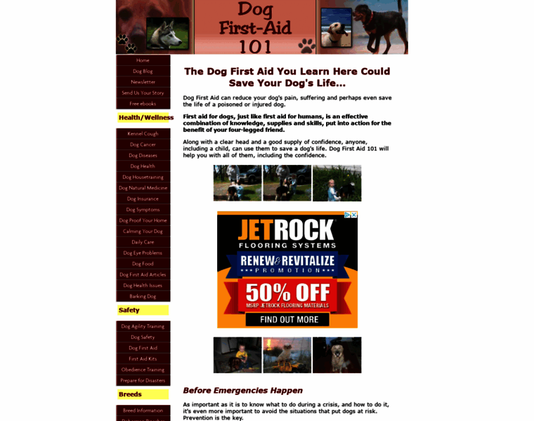 Dog-first-aid-101.com thumbnail