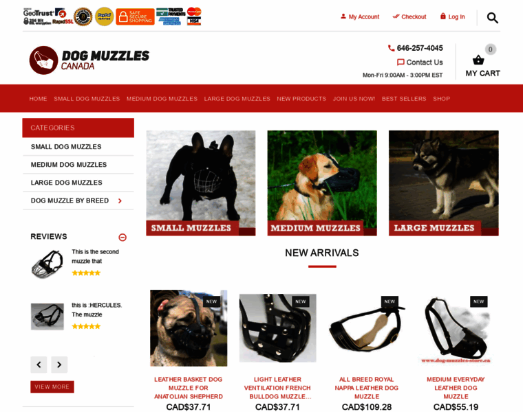 Dog-muzzles-store.ca thumbnail