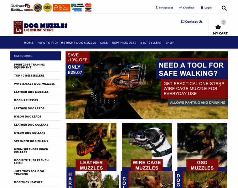 Dog-muzzles-store.co.uk thumbnail