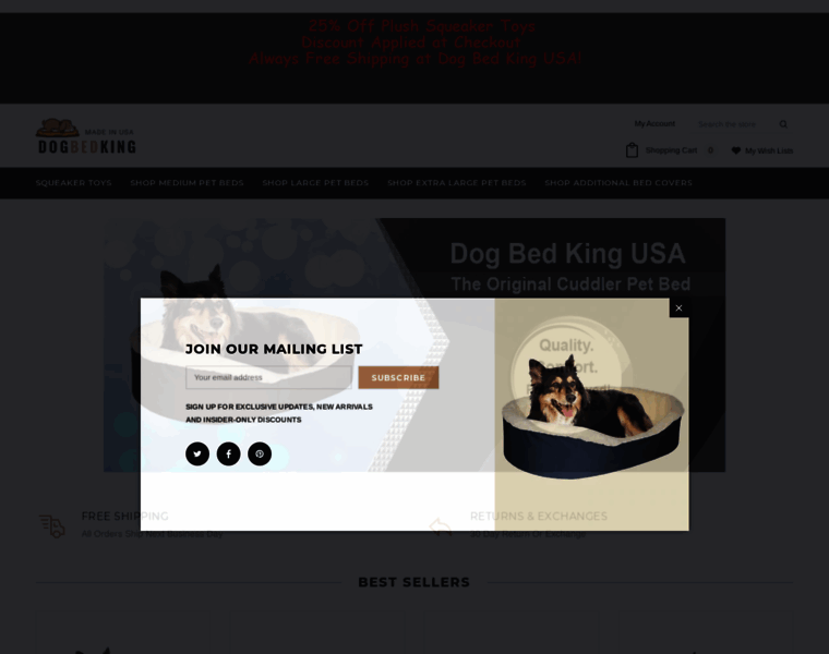 Dogbedking.com thumbnail