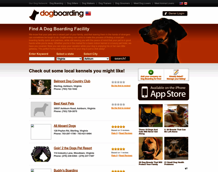 Dogboarding.com thumbnail