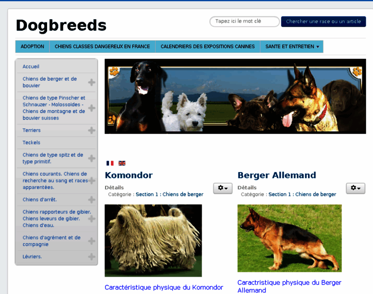 Dogbreeds.pw thumbnail