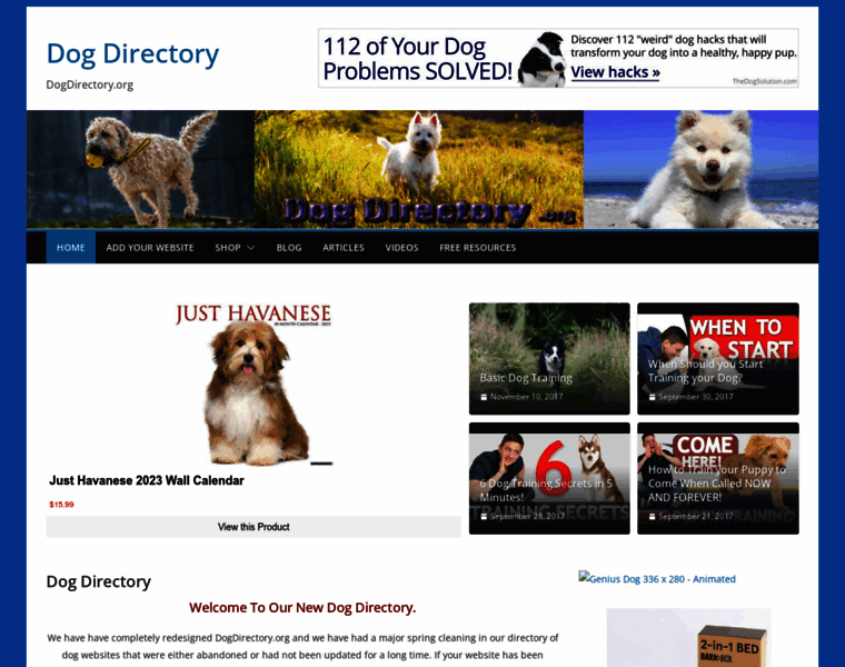 Dogdirectory.org thumbnail