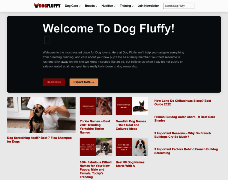Dogfluffy.com thumbnail