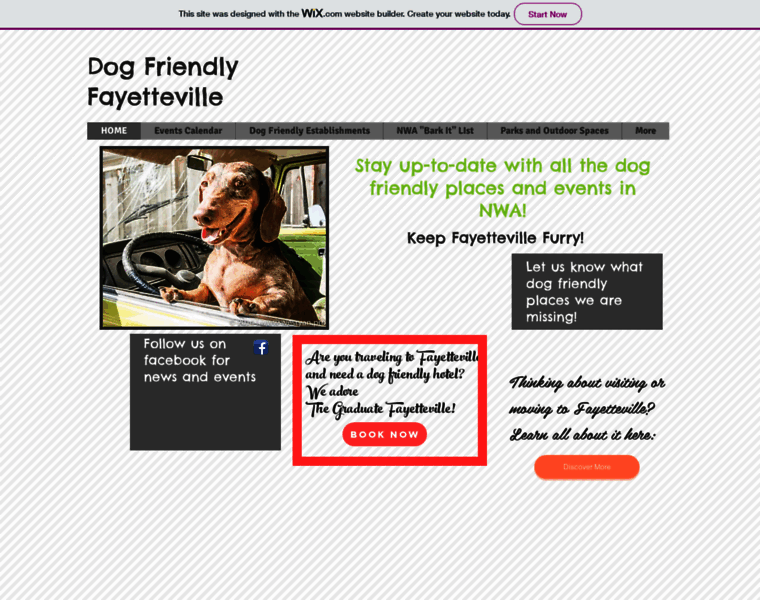 Dogfriendlyfayetteville.com thumbnail