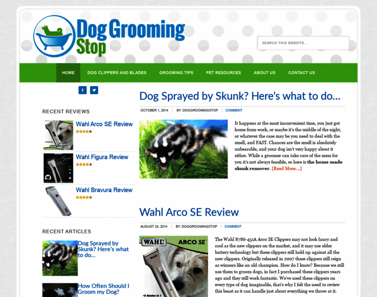 Doggroomingstop.com thumbnail