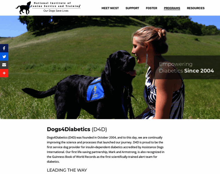 Dogs4diabetics.com thumbnail