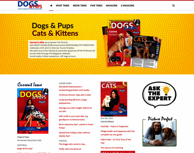 Dogsandpupsmagazine.com thumbnail