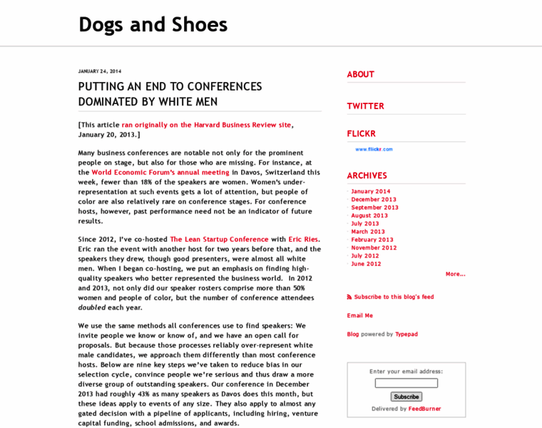 Dogsandshoes.com thumbnail