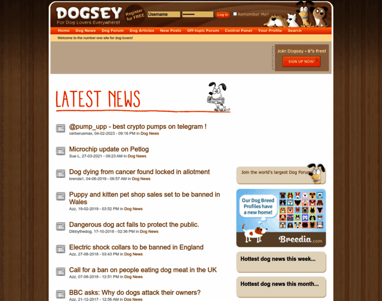 Dogsey.com thumbnail