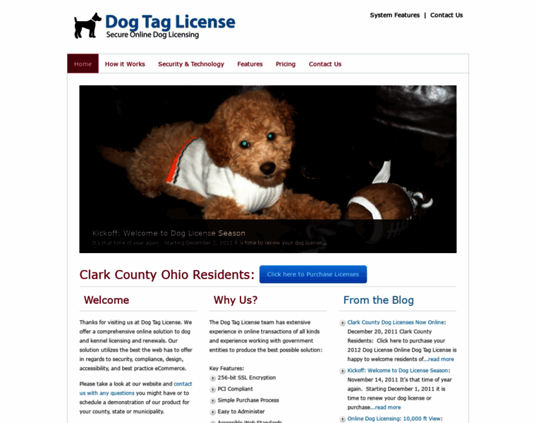 Dogtaglicense.com thumbnail