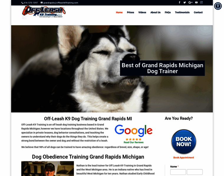 Dogtrainergrandrapids.com thumbnail