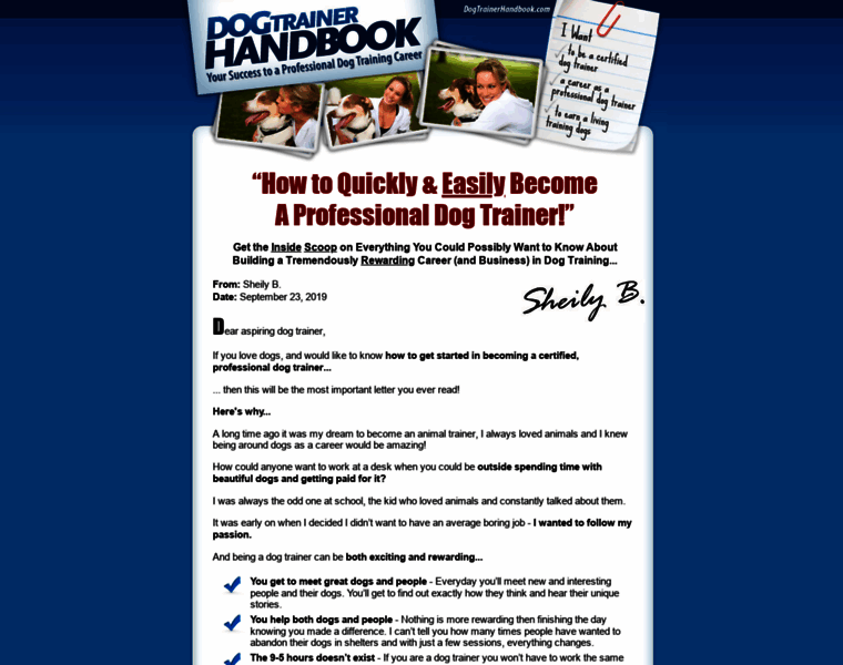 Dogtrainerhandbook.com thumbnail