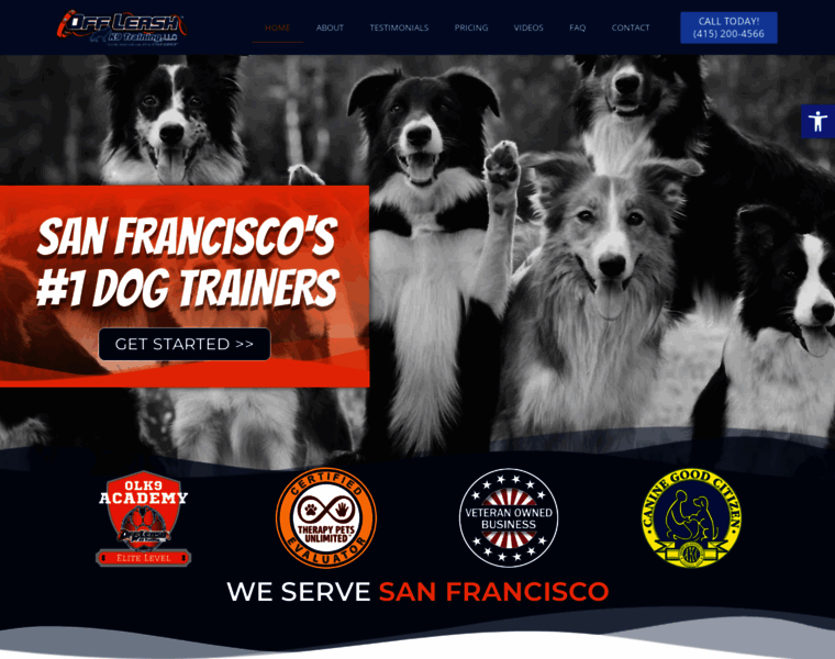 Dogtrainerssanfrancisco.com thumbnail