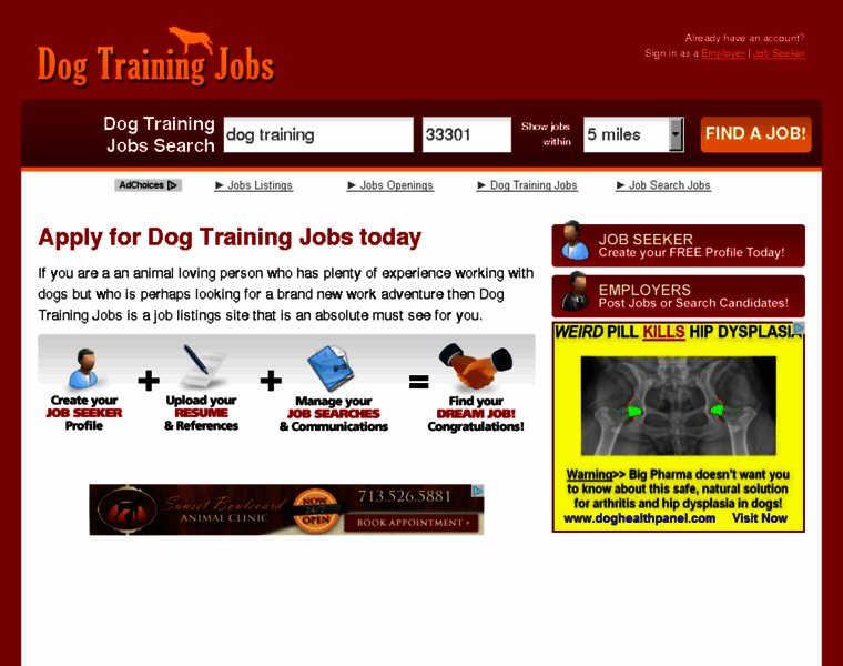 Dogtrainingjobs.com thumbnail