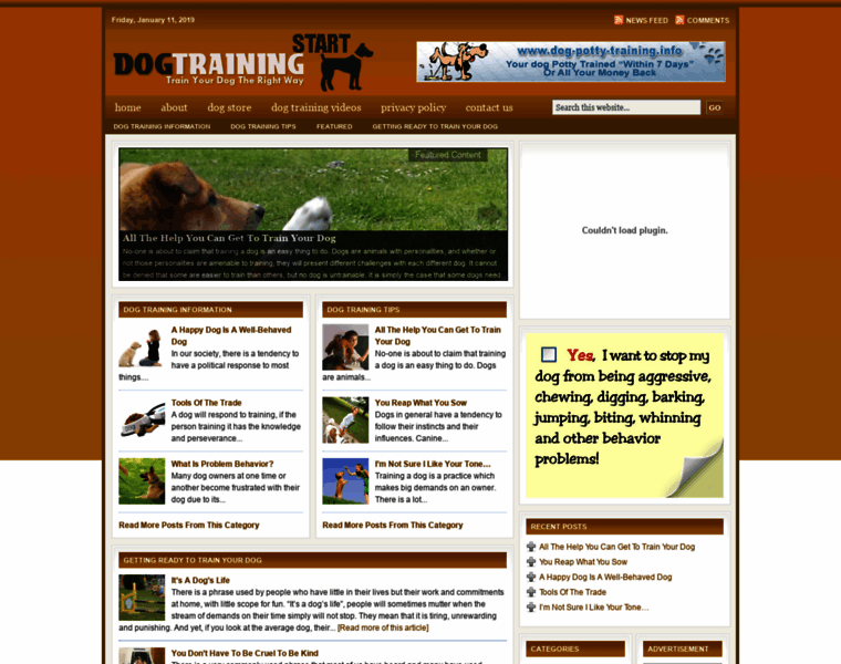 Dogtrainingstart.com thumbnail
