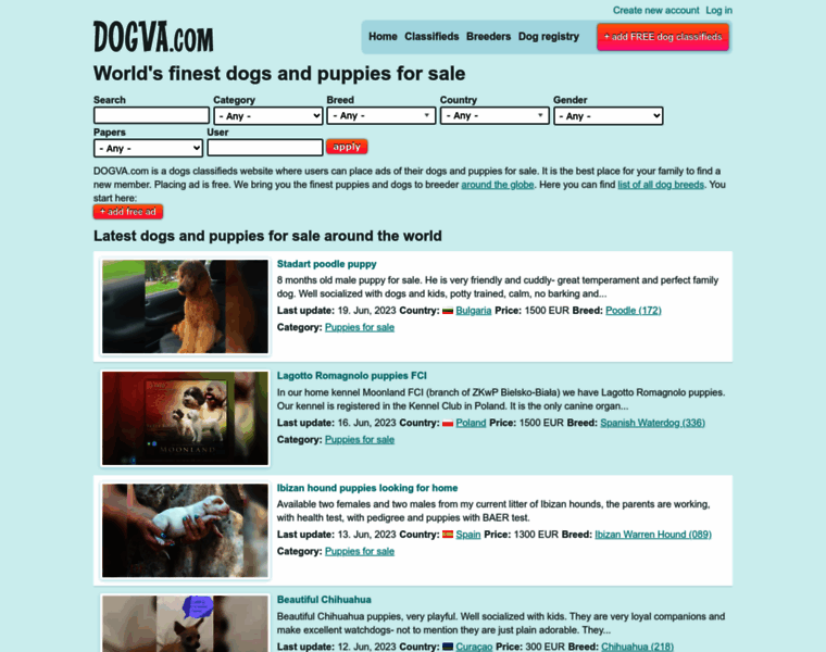 Dogva.com thumbnail