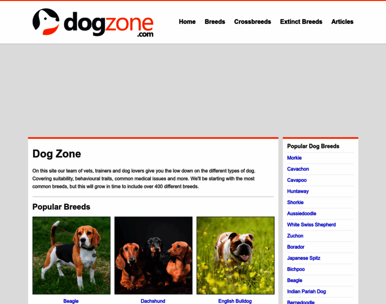 Dogzone.com thumbnail
