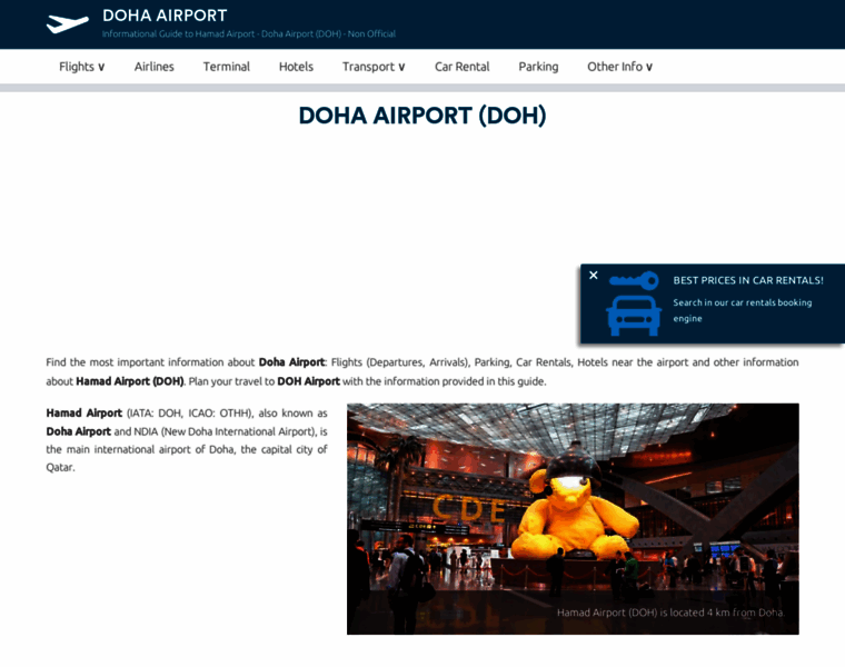Doha-airport.com thumbnail