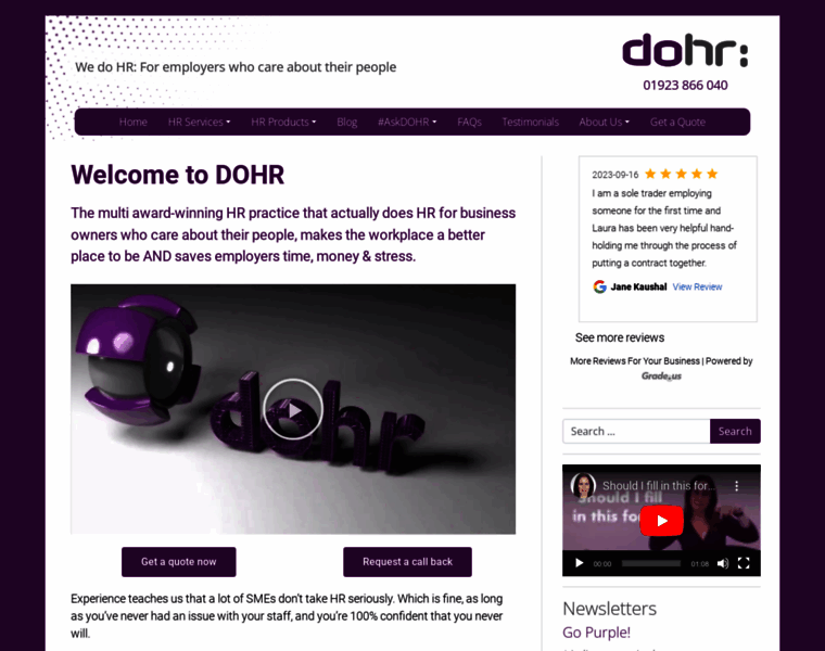 Dohr.co.uk thumbnail
