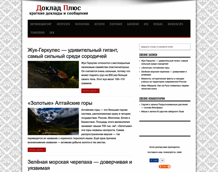 Doklad-plus.ru thumbnail