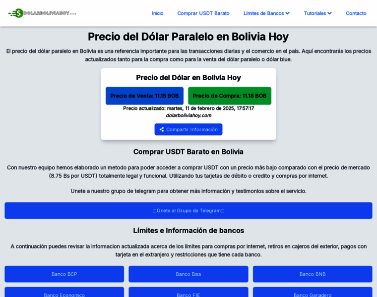 Dolarboliviahoy.com thumbnail