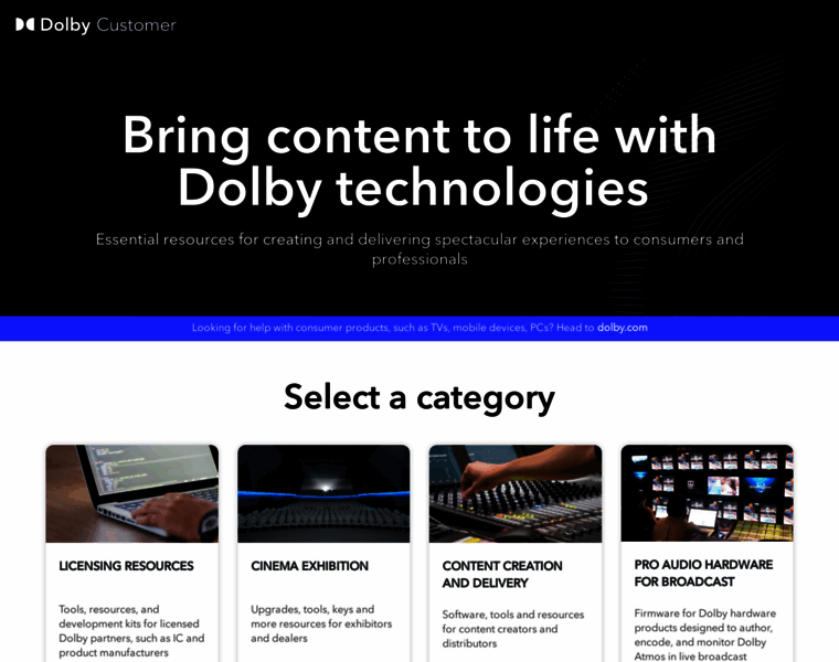 Dolbycustomer.com thumbnail