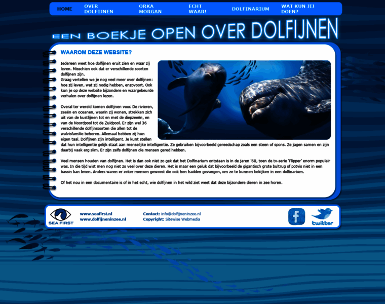 Dolfijneninzee.nl thumbnail