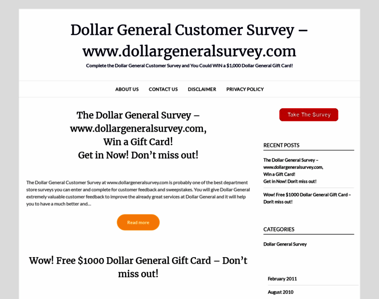 Dollar-general-survey.com thumbnail