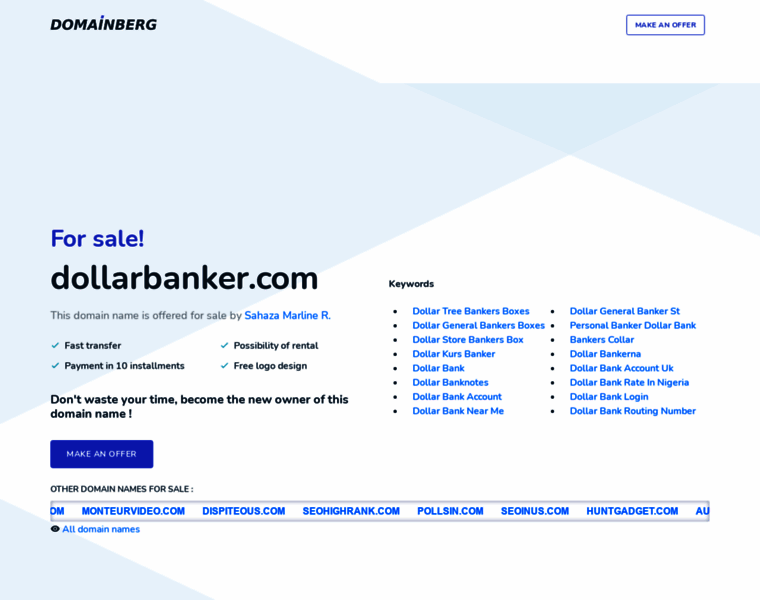 Dollarbanker.com thumbnail