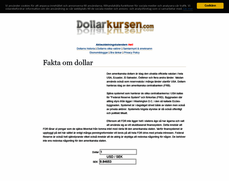 Dollarkursen.com thumbnail