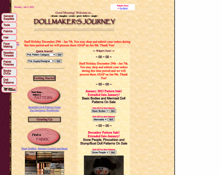 Dollmakersjourney.com thumbnail
