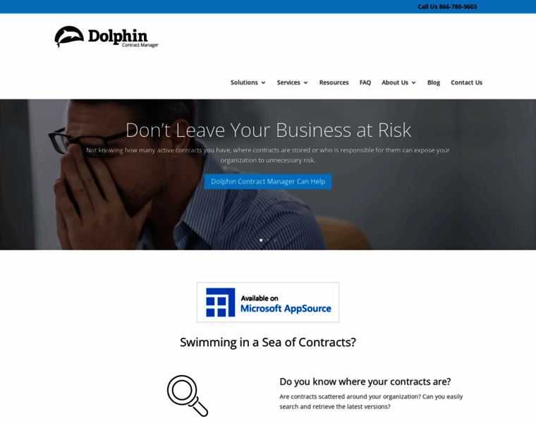 dolphin-software.com at WI. Home - Dolphin Contract Manager