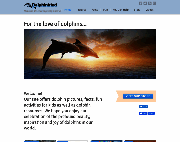 Dolphinkind.com thumbnail
