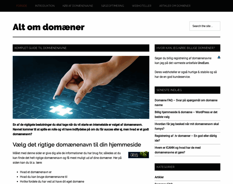 Domaener.net thumbnail