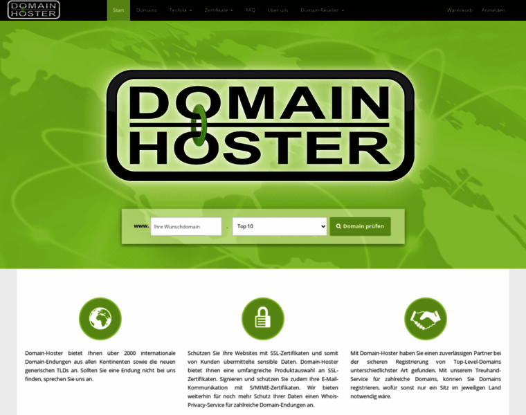 Domain-hoster.com thumbnail