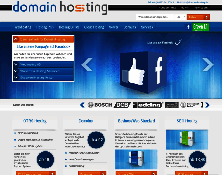 Domain-hosting.de thumbnail