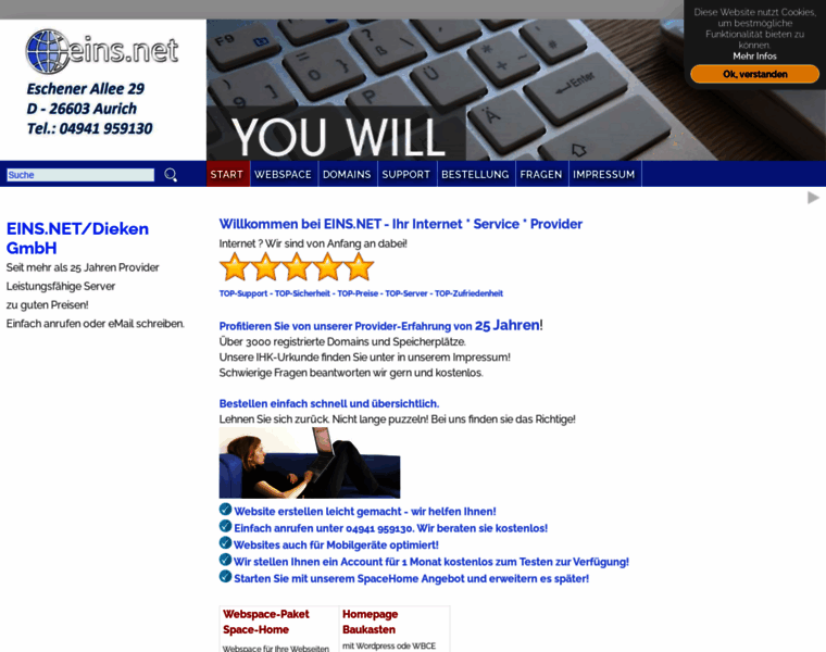 Domain-webspace.de thumbnail