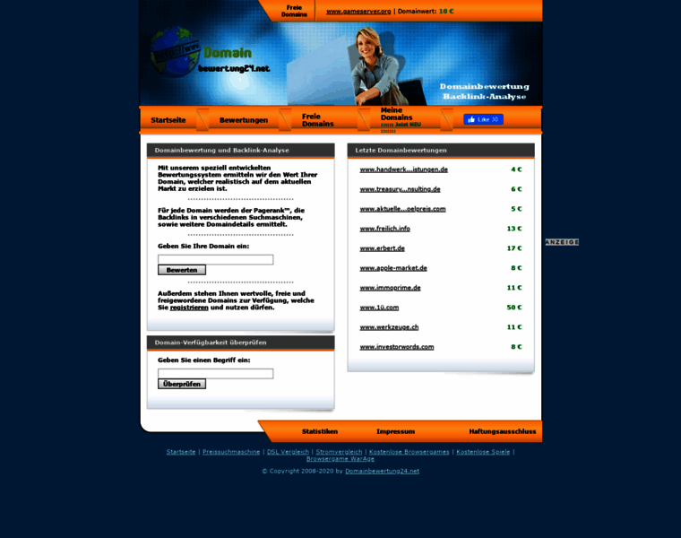 Domainbewertung24.net thumbnail