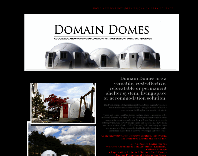 Domaindomes.com.au thumbnail