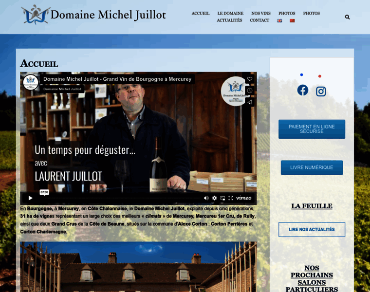 Domaine-michel-juillot.fr thumbnail