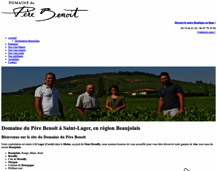 Domaine-pere-benoit.com thumbnail