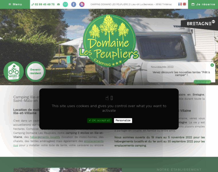 Domainelespeupliers.fr thumbnail